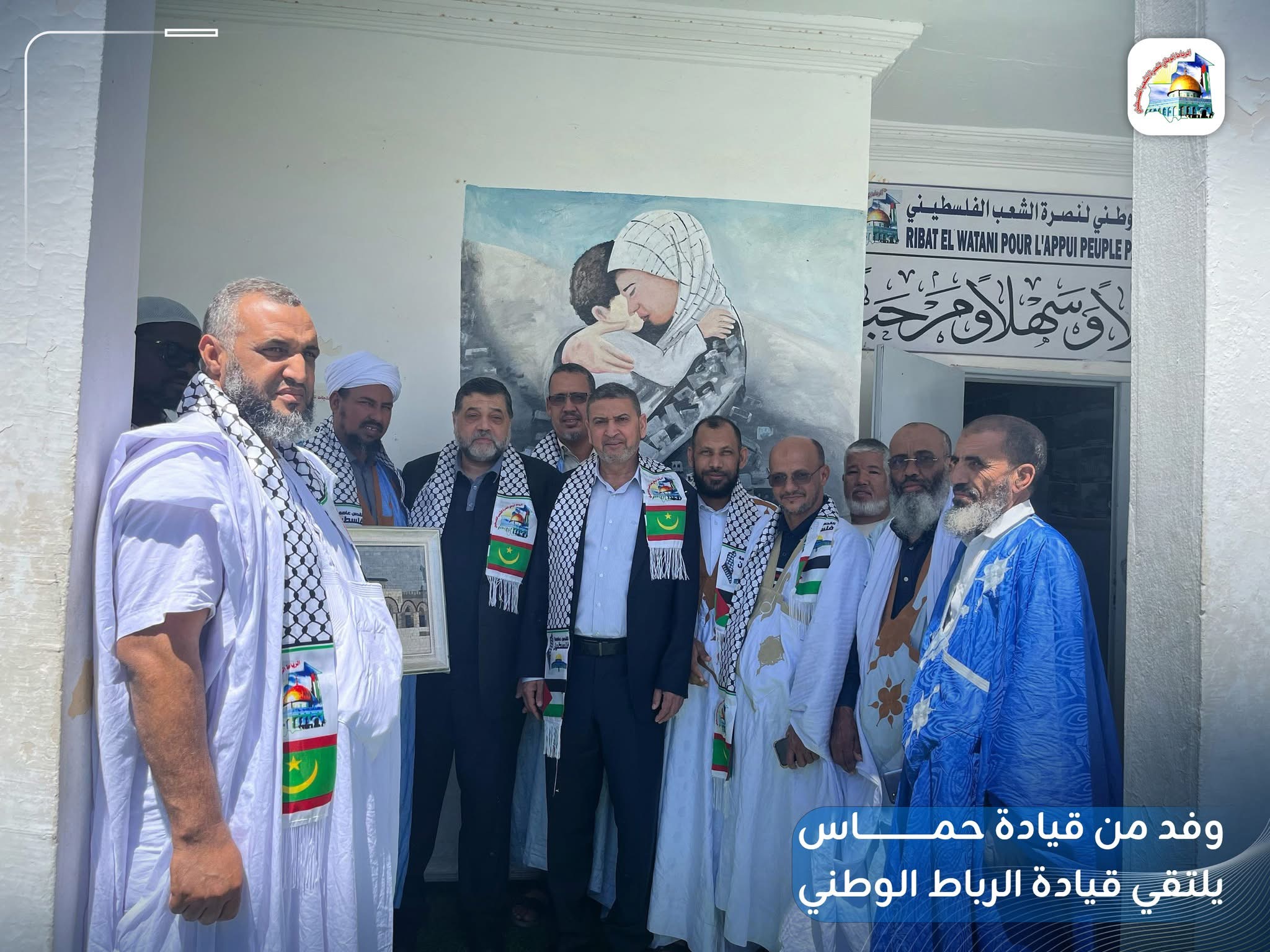 الرباط الوطني لنصرة الشعب الفلسطيني يستضيف وفد من قيادة حمـاس