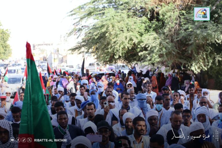 الرباط الوطني مسيرة حاشدة تحت شعار : غــزة صمود وانتصار