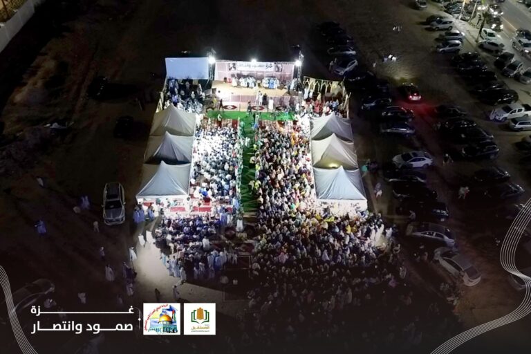 نظم الرباط  الوطني بالتعاون مع جمعية المستقبل مهرجانا تحت شعار : غـــــزة صمود وانتصار