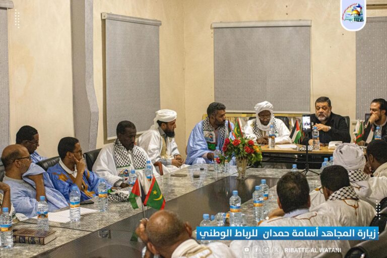 وفد من حركة حمـاس بقيادة القائد المجاهد أسامة حمدان والدكتور صبحي ألو صقر يلتقي بأعضاء مجلس إدارة الرباط الوطني والمكتب التنفيذي