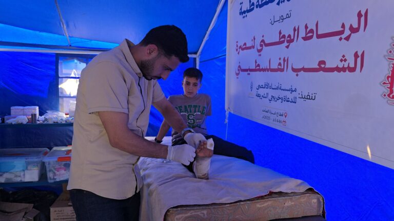 الرباط الوطني يشيد 3 نقاط طبية في غزة دعماً لصمود الشعب الفلسطيني