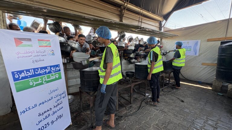 حصيلة تدخلات الرباط الوطني الإغاثية في غزة خلال شهر يوليو 2025