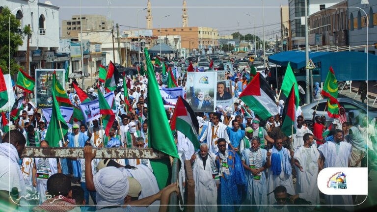 الرباط الوطني ينظم مسيرة النصر بعنوان: وانتصرت غزة